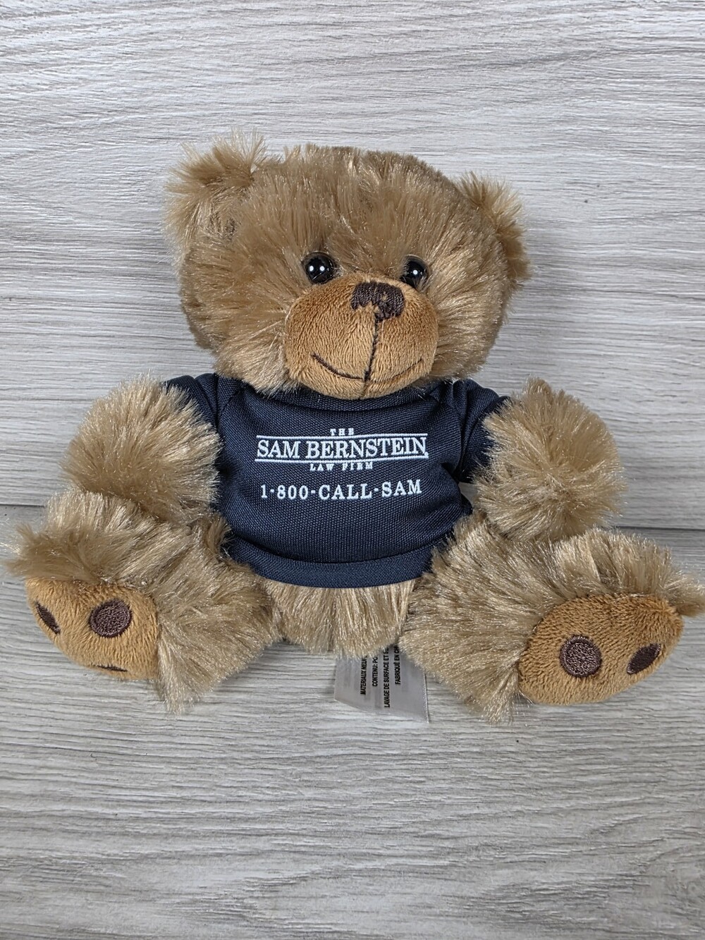 Promotional Plush Teddy Bear The Sam Bernstein Law Firm Advertising SU65